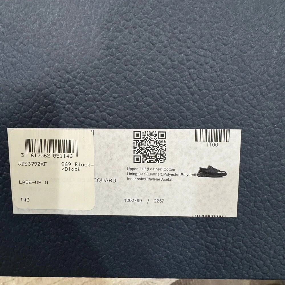 **Authentic Brand New Dior Men's Black Leather Shoes** - Picture 5 of 6